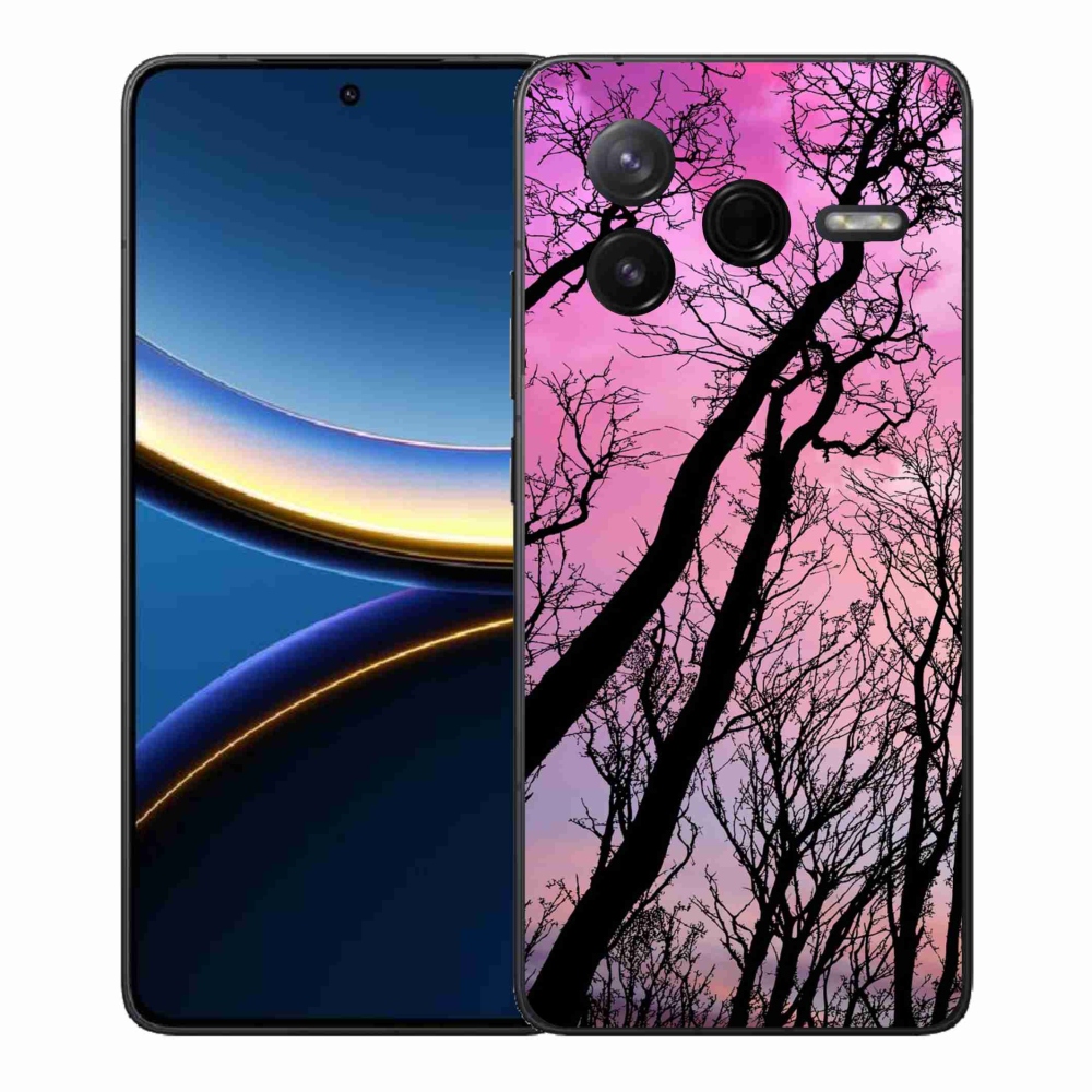 Gél borító mmCase a Xiaomi Poco F7 Pro számára - kidőlt fák