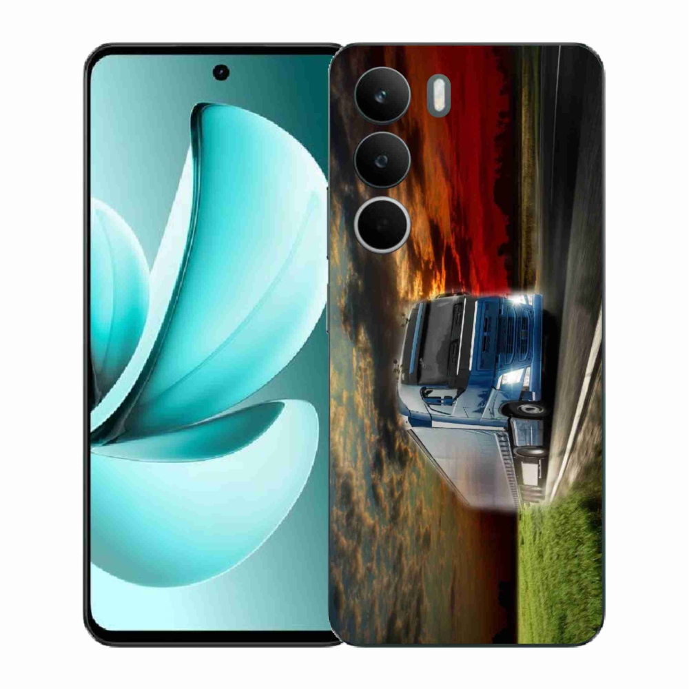 Gél borítás mmCase a Realme C71 készülékhez - teherautó 4