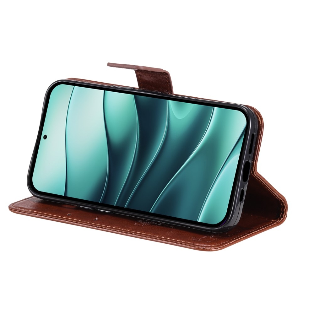 Fák könyve tok Xiaomi Redmi Note 14 5G - barna színben