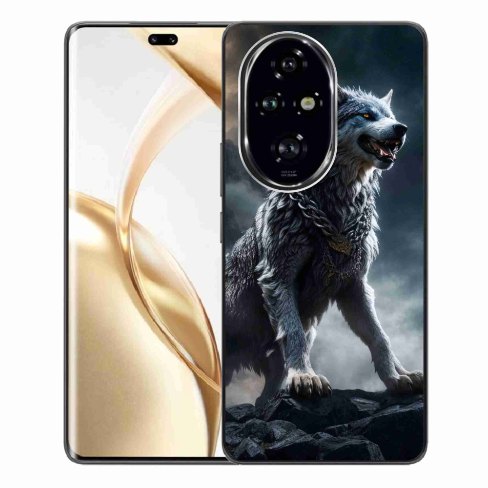 Zselés borítás mmCase a Honor 200 Pro 5G készülékhez - farkas 1
