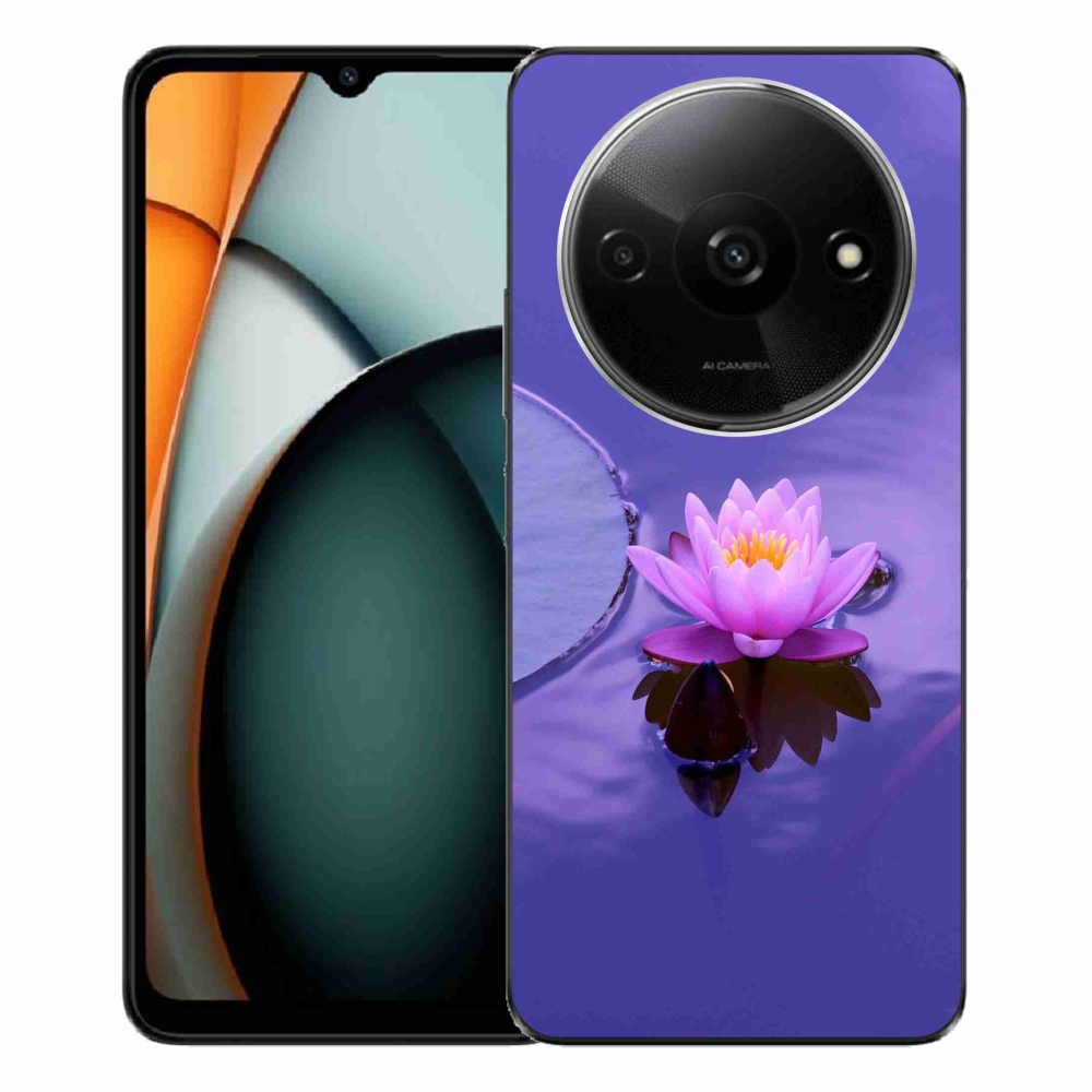 Gél tok mmCase a Xiaomi Redmi A3-hoz - virág a felületen