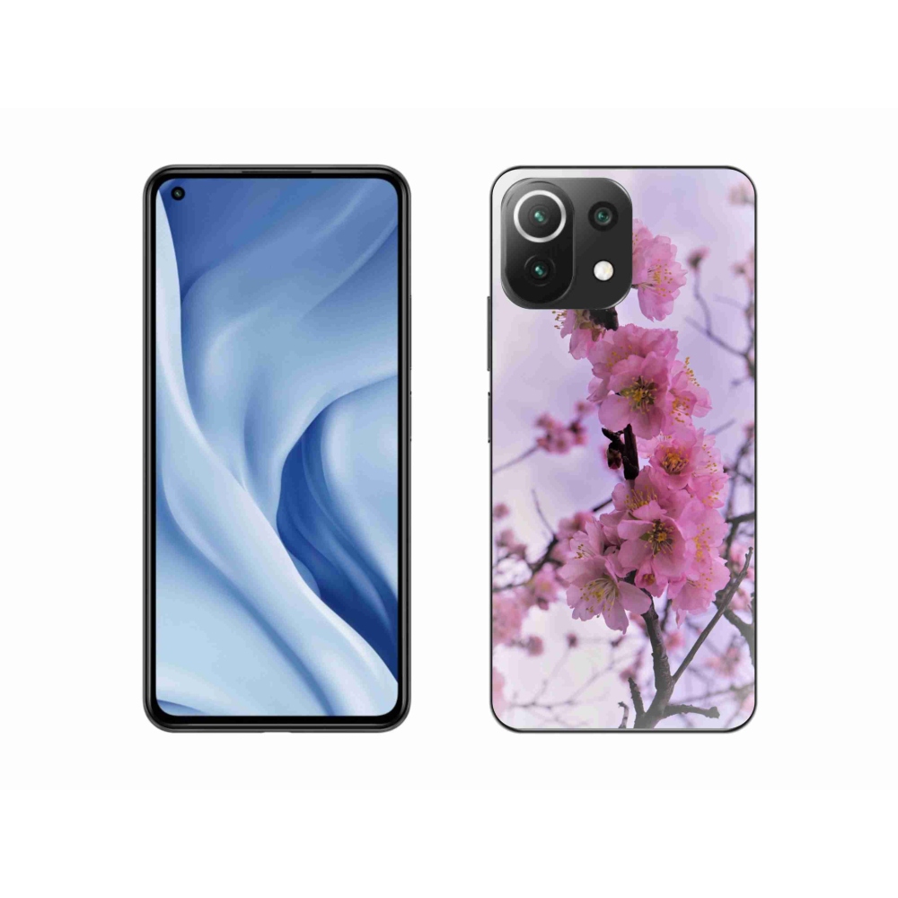 Gélburkolat mmCase a Xiaomi 11 Lite 5G NE - virágok 7