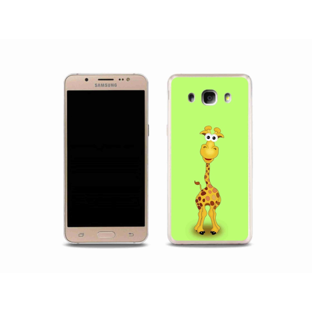 Zselés borító mmCase Samsung Galaxy J5 (2016) - rajzfilm zsiráfhoz
