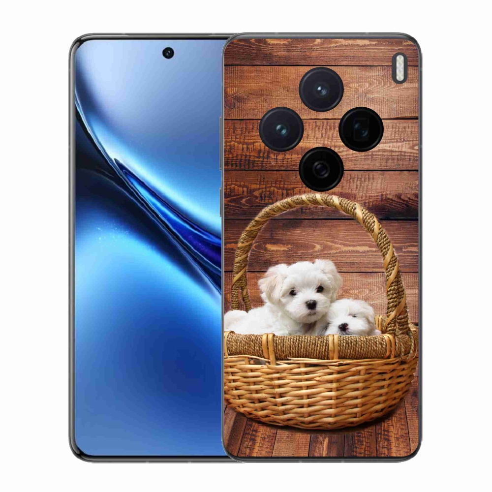 Zselés borítás mmCase Vivo X200 5G - kölyökkutyákhoz