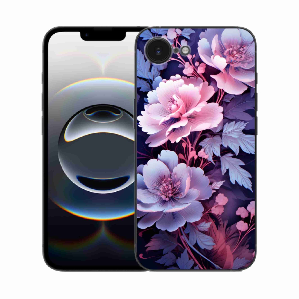 Gél borítás mmCase iPhone 16e készülékhez - virágok 11