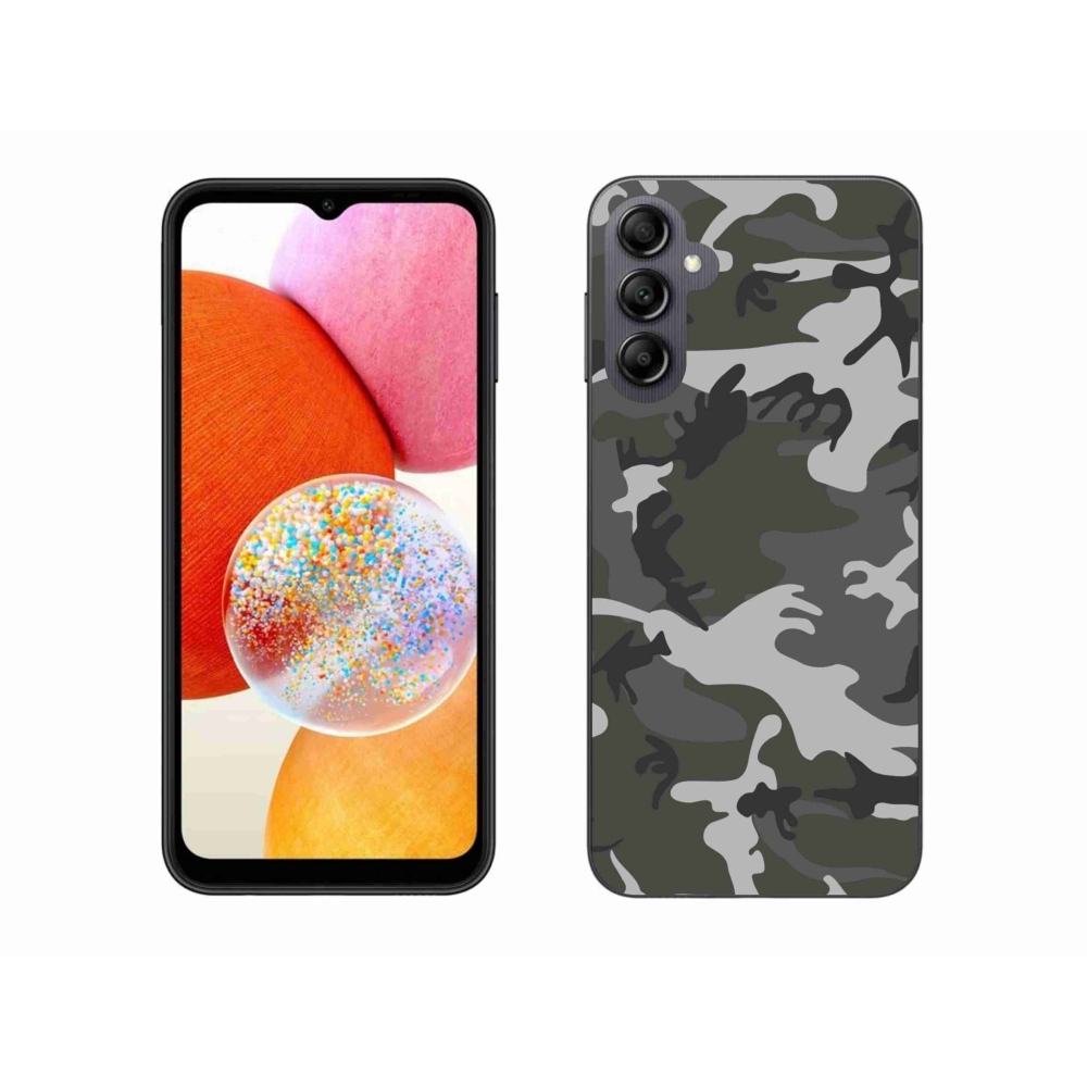 Zselés borítás mmCase Samsung Galaxy A14 4G/5G - terepszínű mintázat
