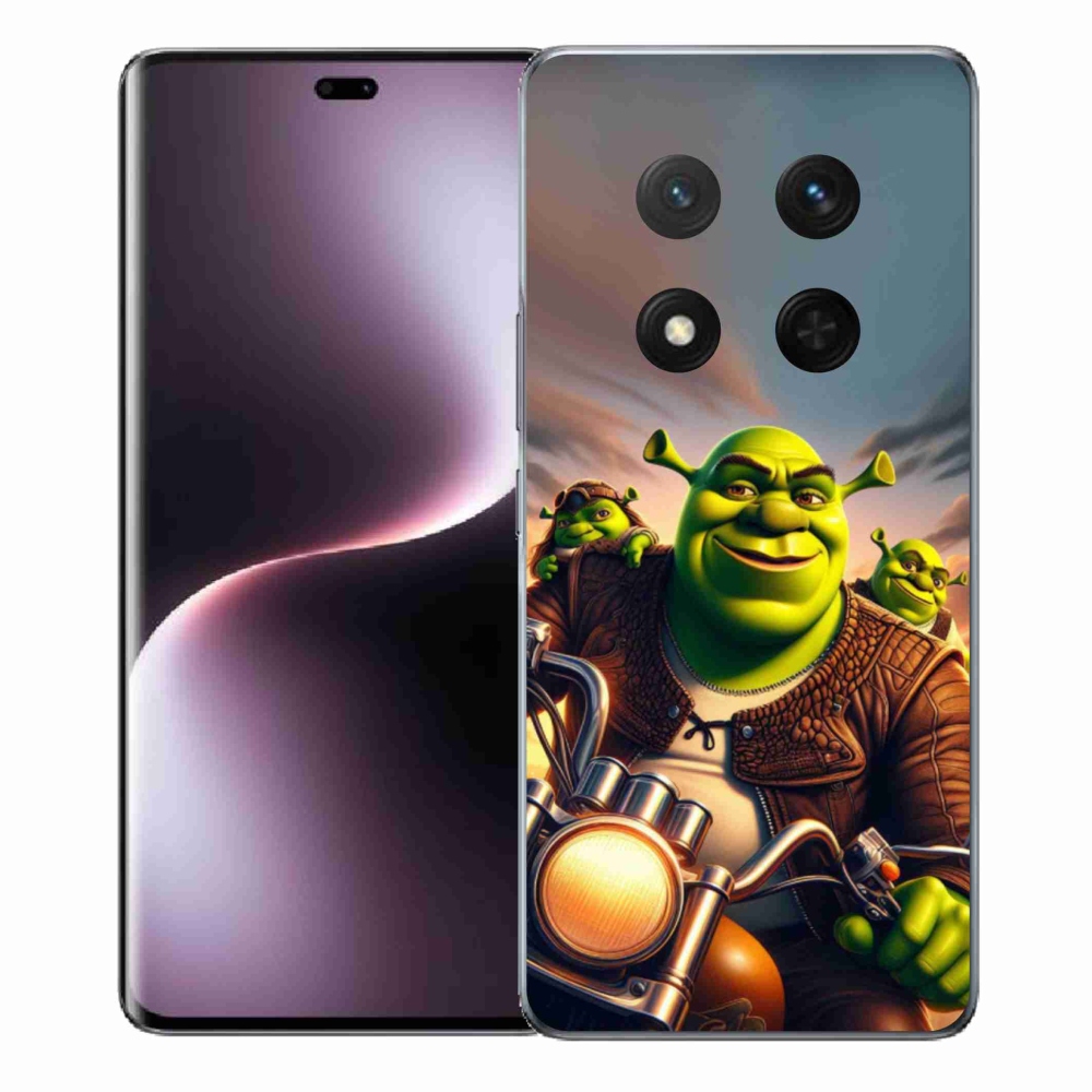 Gél borítás mmCase a Honor Magic 7 Lite 5G számára - Shrek egy motorkerékpáron