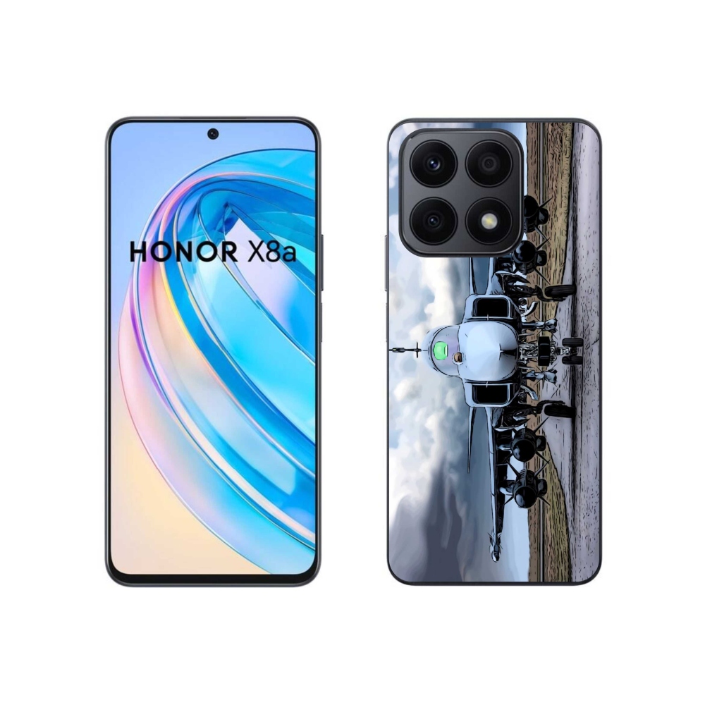 Zselés borítás mmCase a Honor X8a számára - katonai repülőgépekhez