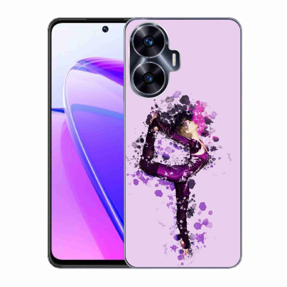 Gél borítás mmCase a Realme C55 készülékhez - balerina