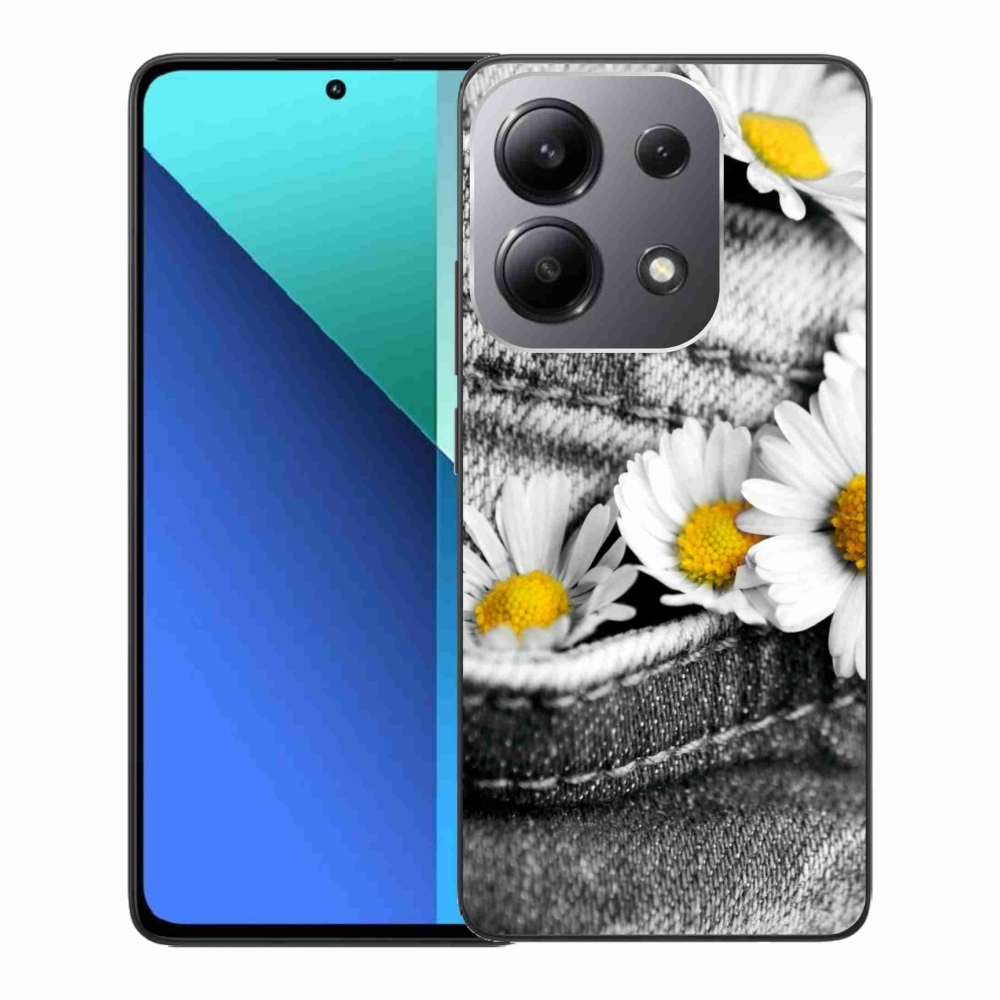 Gél tok mmCase a Xiaomi Redmi Note 13-hoz - százszorszépek