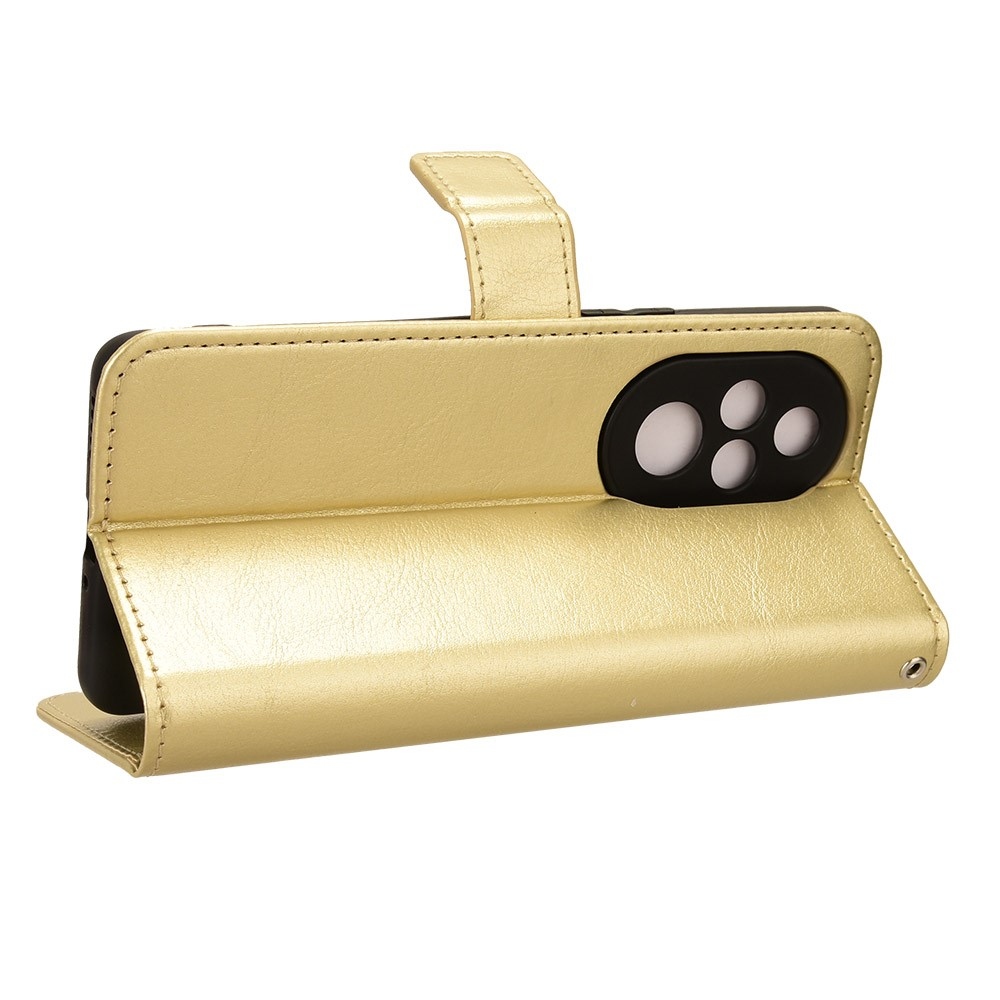 Őrült könyv tok a Honor 200 Pro 5G-hez - arany színben