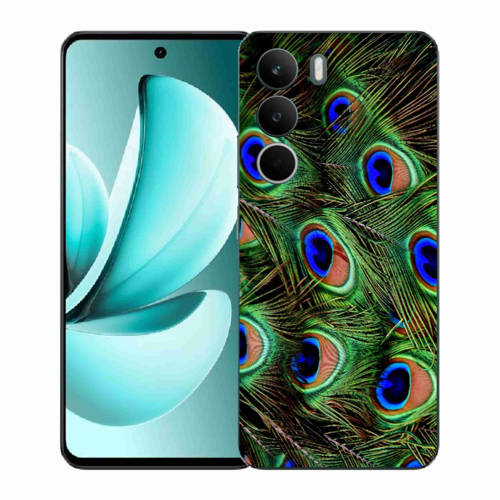 Gél borítás mmCase a Realme C71 készülékhez - pávatoll