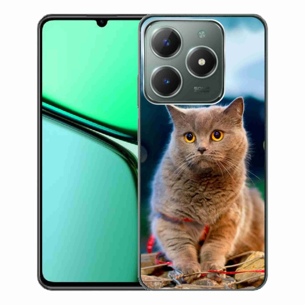 Zselés tok mmCase a Realme C61 készülékhez - brit kék 2