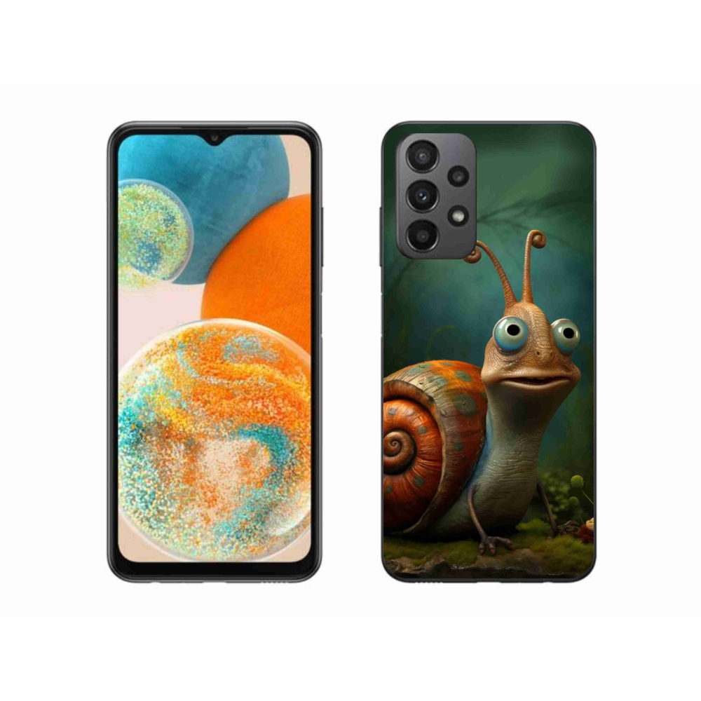 Zselés borítás mmCase Samsung Galaxy A23 4G/5G készülékhez - csiga