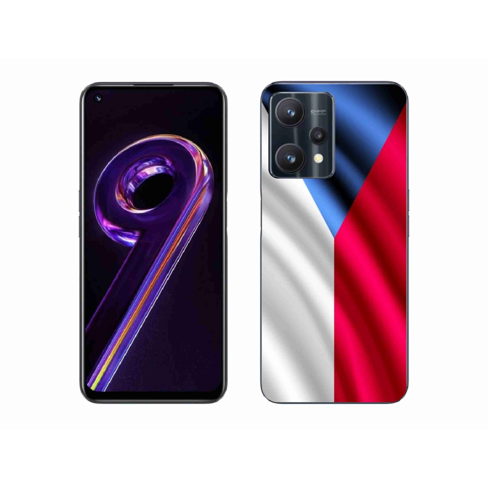 Gél borítás mmCase a Realme 9 Pro 5G számára - cseh zászló