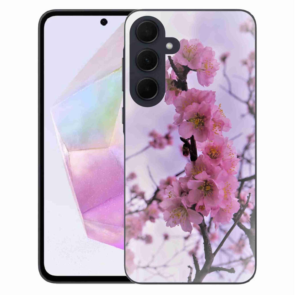 Gél borító mmCase Samsung Galaxy A35 5G - virágok 7