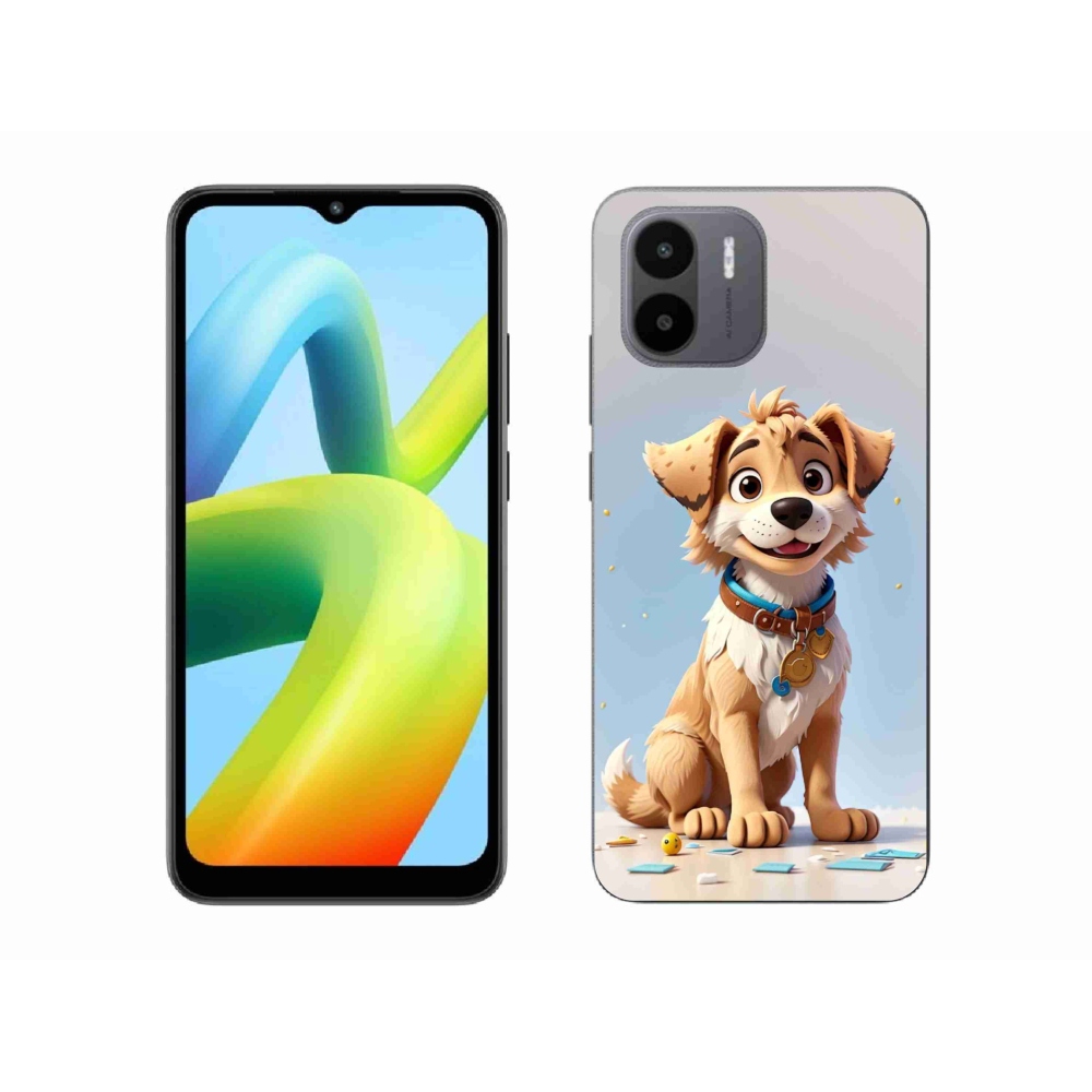 Gél borítás mmCase a Xiaomi Redmi A1/Redmi A2 készülékhez - rajzfilm kiskutya