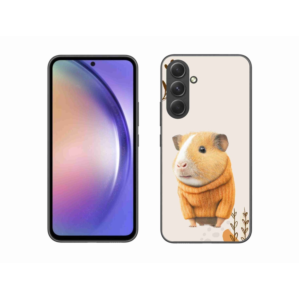 Gél borítás mmCase Samsung Galaxy A54 5G - tengerimalac pulóverben