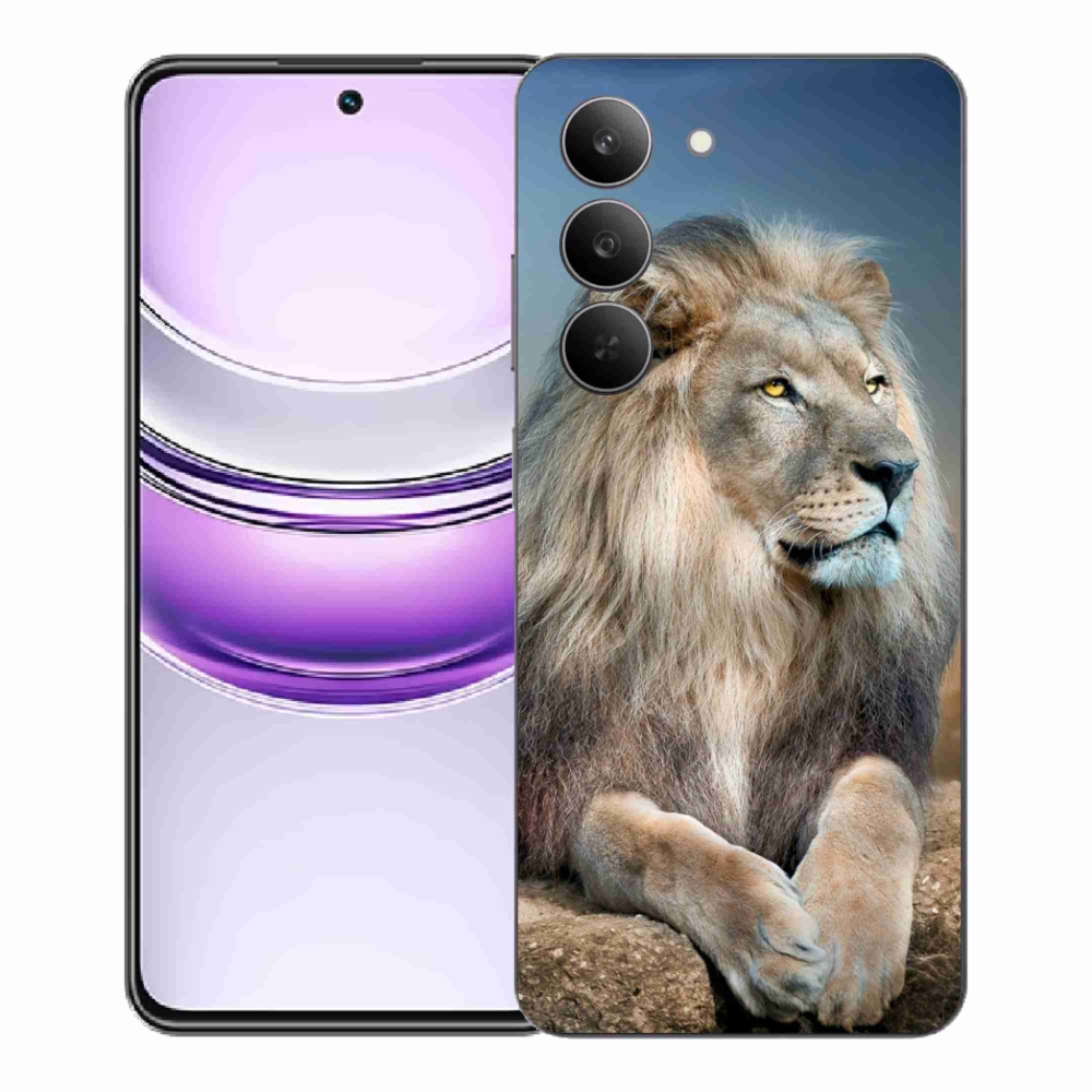 Zselés borítás mmCase a Realme 14x 5G készülékhez - Lion 1