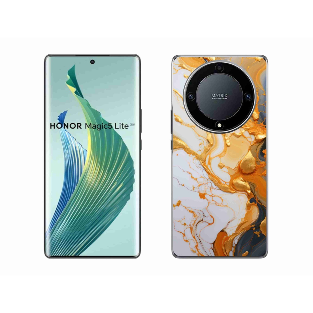 Gél borítás mmCase a Honor Magic 5 Lite 5G számára - absztrakt motívum 6