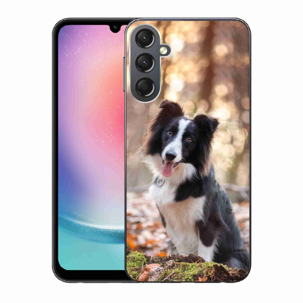 Gél tok mmCase a Samsung Galaxy A24 készülékhez - border colie 1