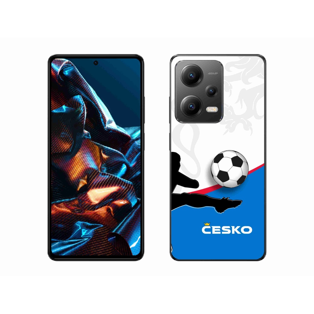 Gél borítás mmCase a Xiaomi Redmi Note 12 Pro 5G - futball Csehország 3