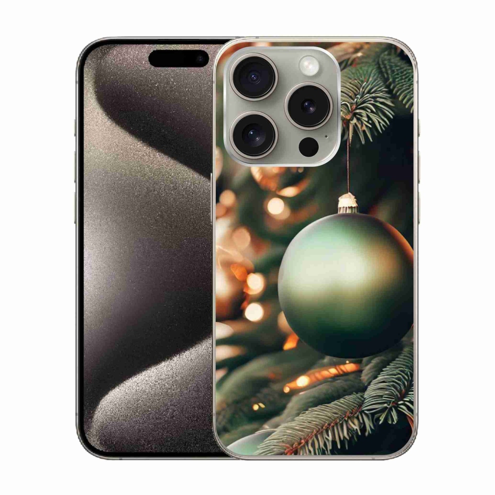 Gél borítás mmCase iPhone 15 Pro készülékhez - Karácsonyi dekorációk 1