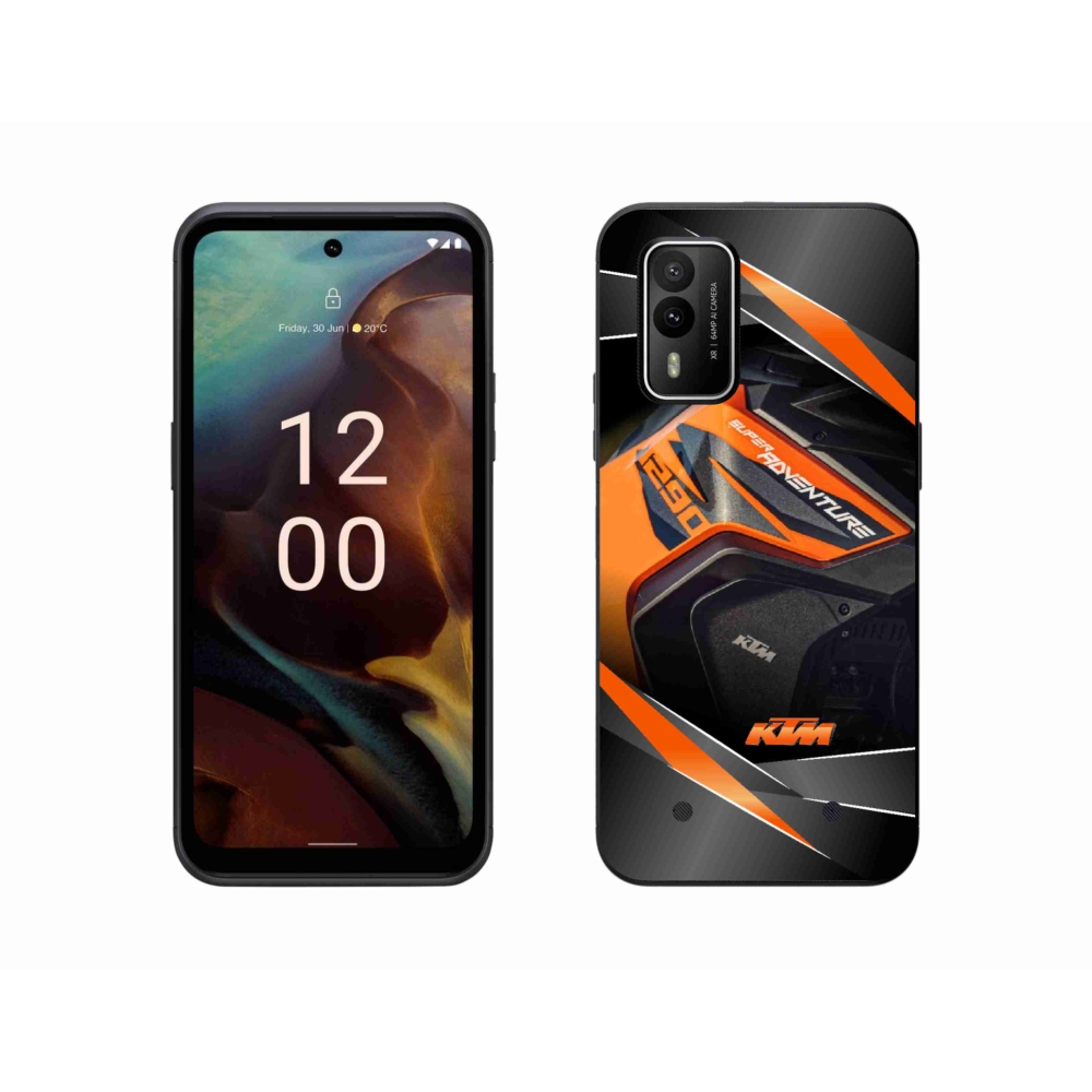 Zselés borítás mmCase Nokia XR21-hez - motoros ktm