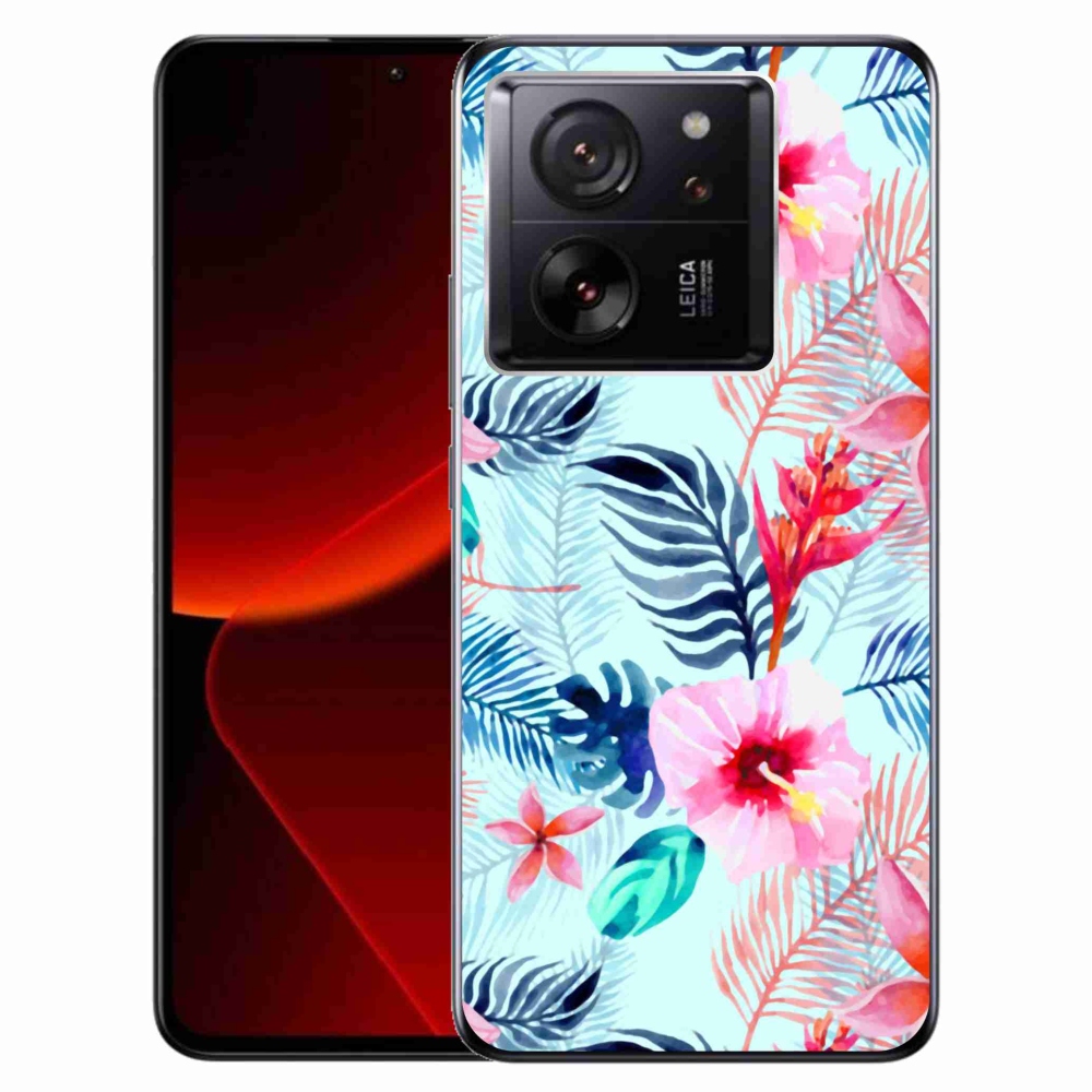 Gél borítás mmCase a Xiaomi 13T/13T Pro számára - virágok