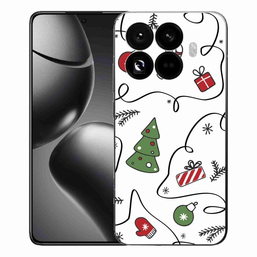 Gél borítás mmCase a Xiaomi 15T Pro számára - karácsonyi motívumok