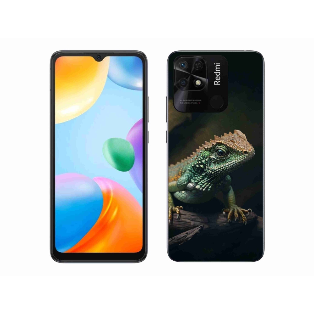 Gél borítás mmCase a Xiaomi Redmi 10C-hez - gyík