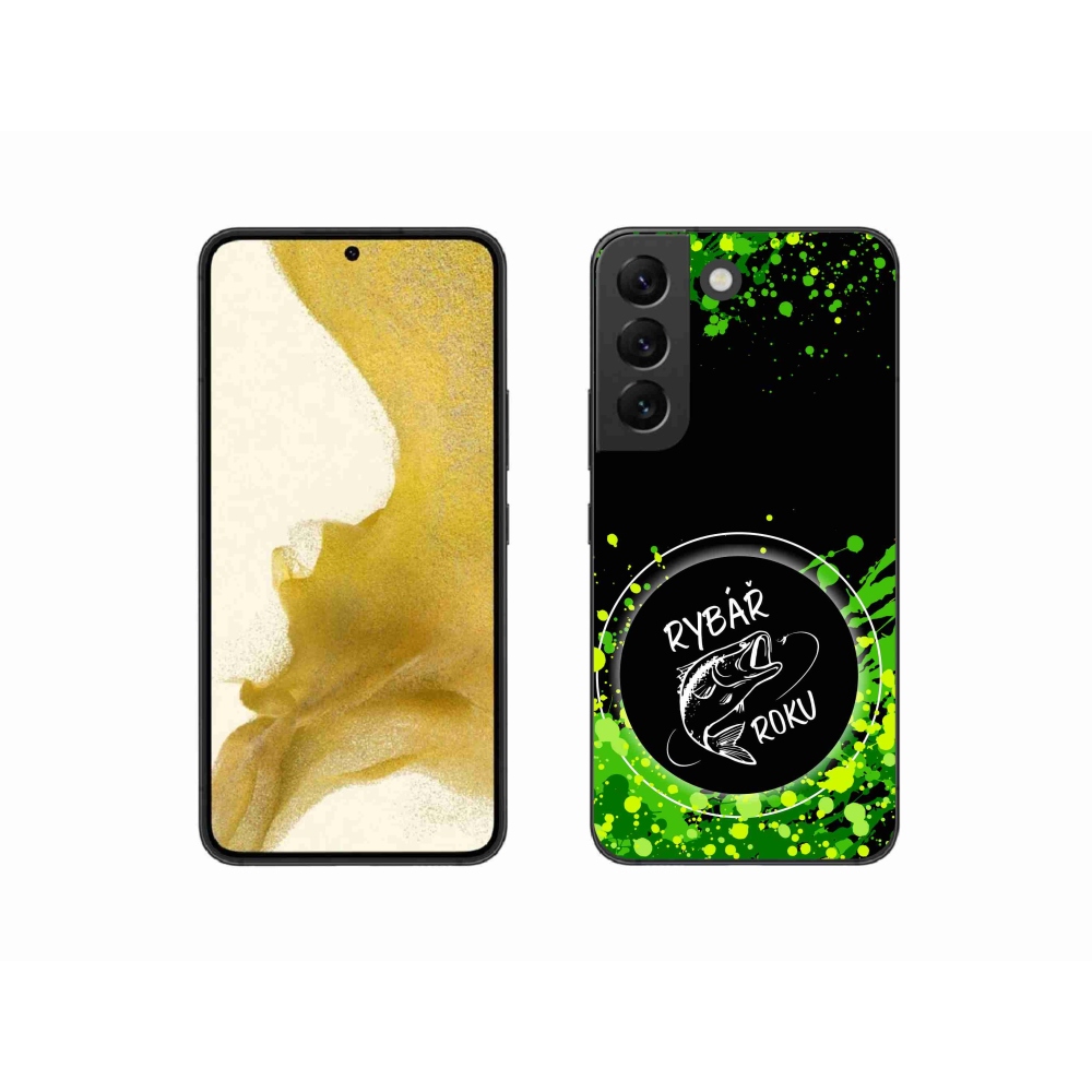 Gél borítás mmCase Samsung Galaxy S22 5G - Az év halászának fekete háttere