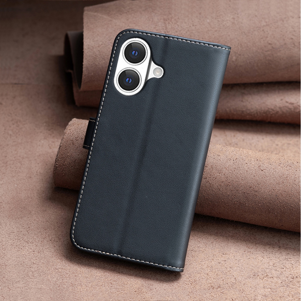 BNF könyvtáska iPhone 17 készülékhez - fekete