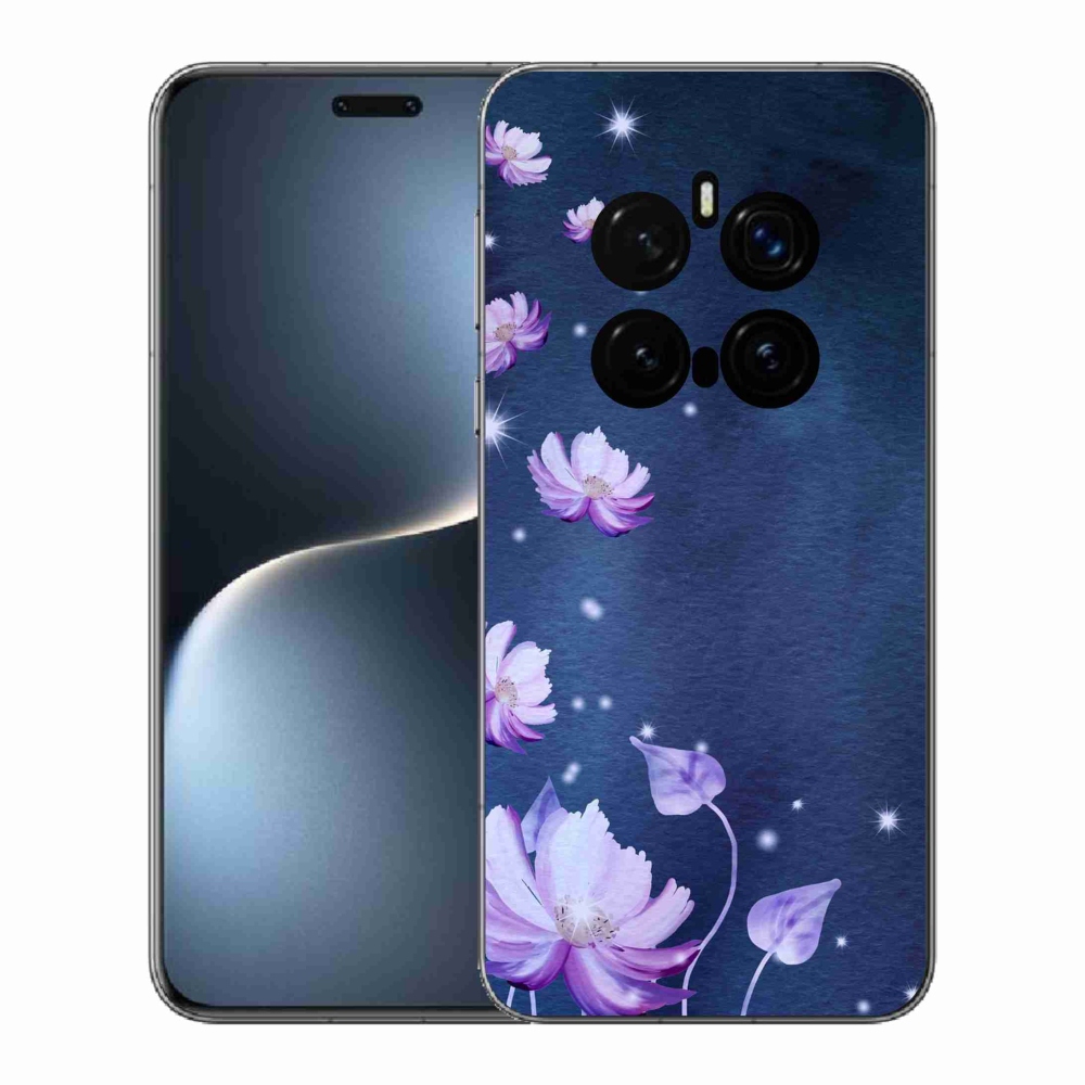 Gél borító mmCase a Honor Magic 7 Pro 5G számára - hulló virágok