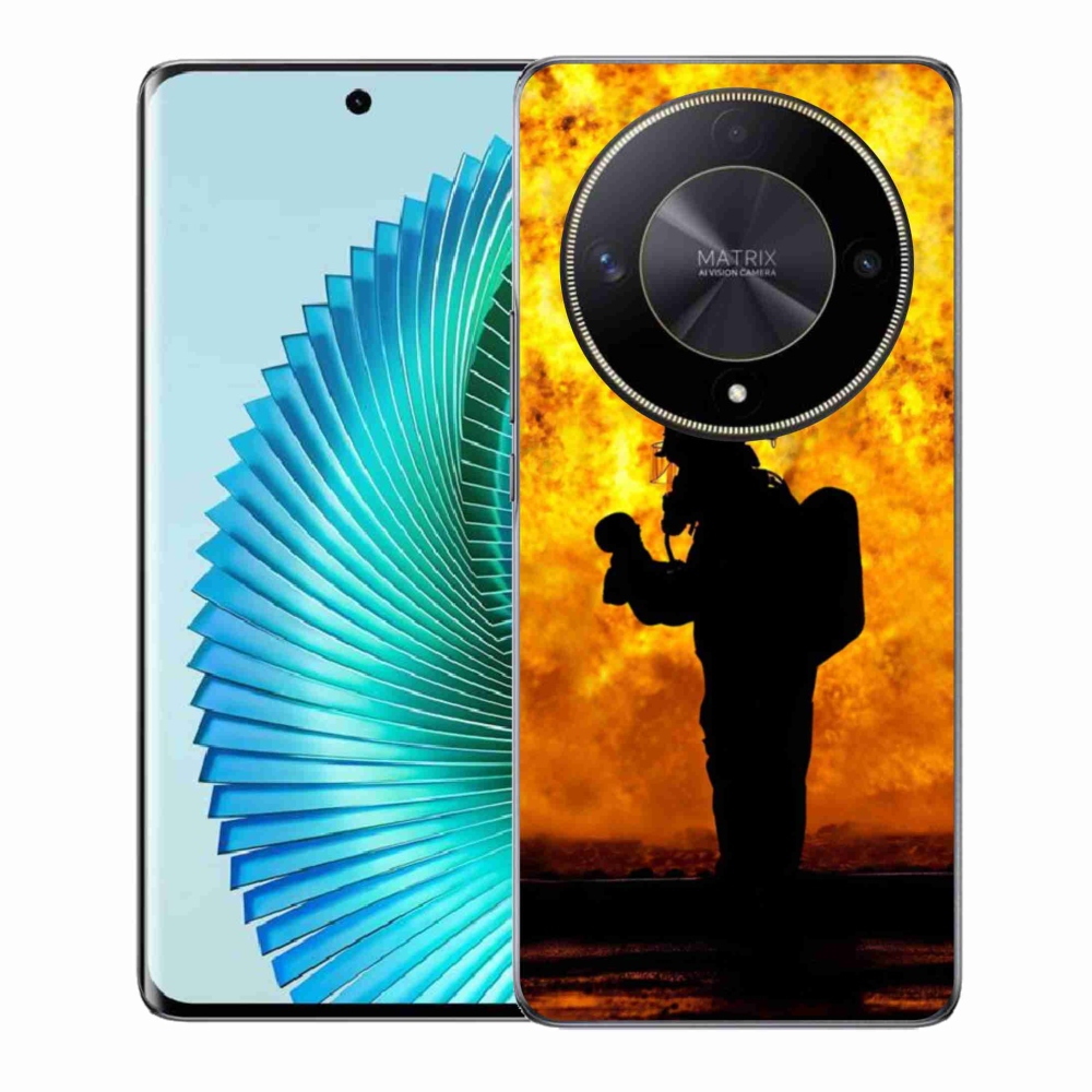 Gél borítás mmCase a Honor Magic 6 Lite 5G készülékhez - tűzoltó