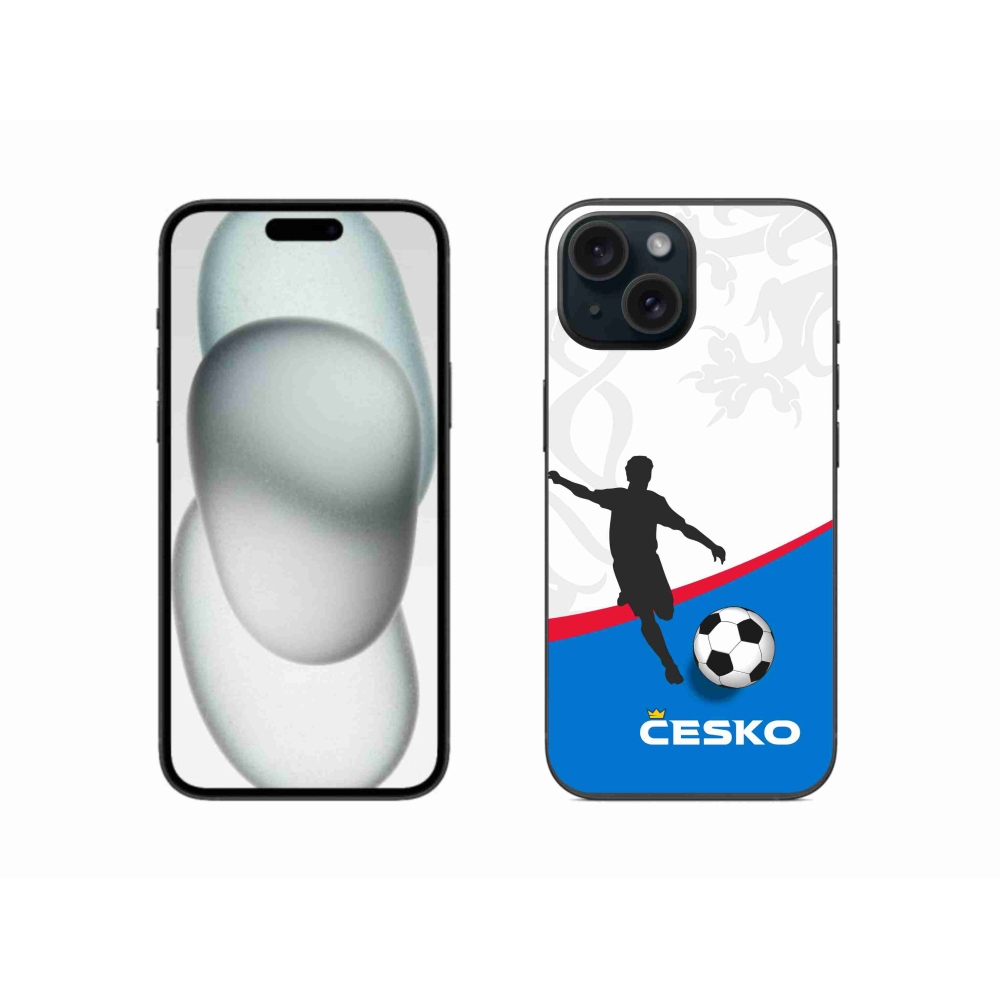 Zselés borítás mmCase iPhone 15 - futball Csehország 1