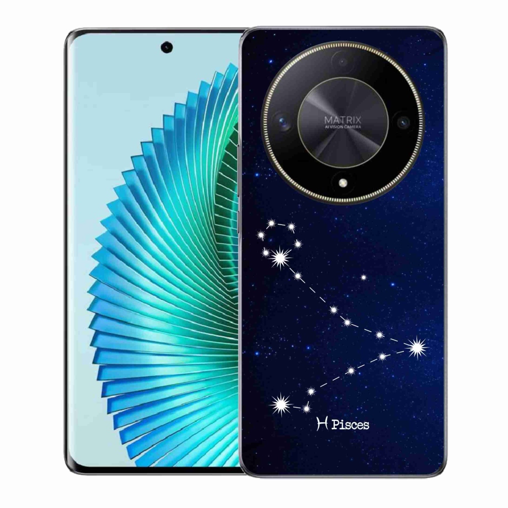 Gél borítás mmCase a Honor Magic 6 Lite 5G számára - csillagkép Halak