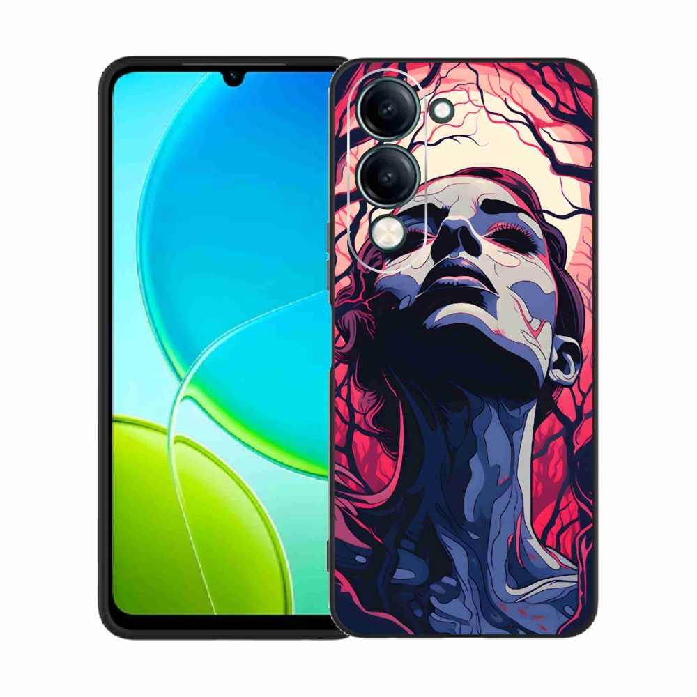 Gélburkolat mmCase a Vivo Y29s 5G-n - absztrakt arc