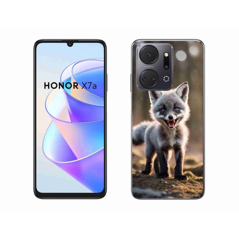 Zselés borítás mmCase a Honor X7a készülékhez - angry fox