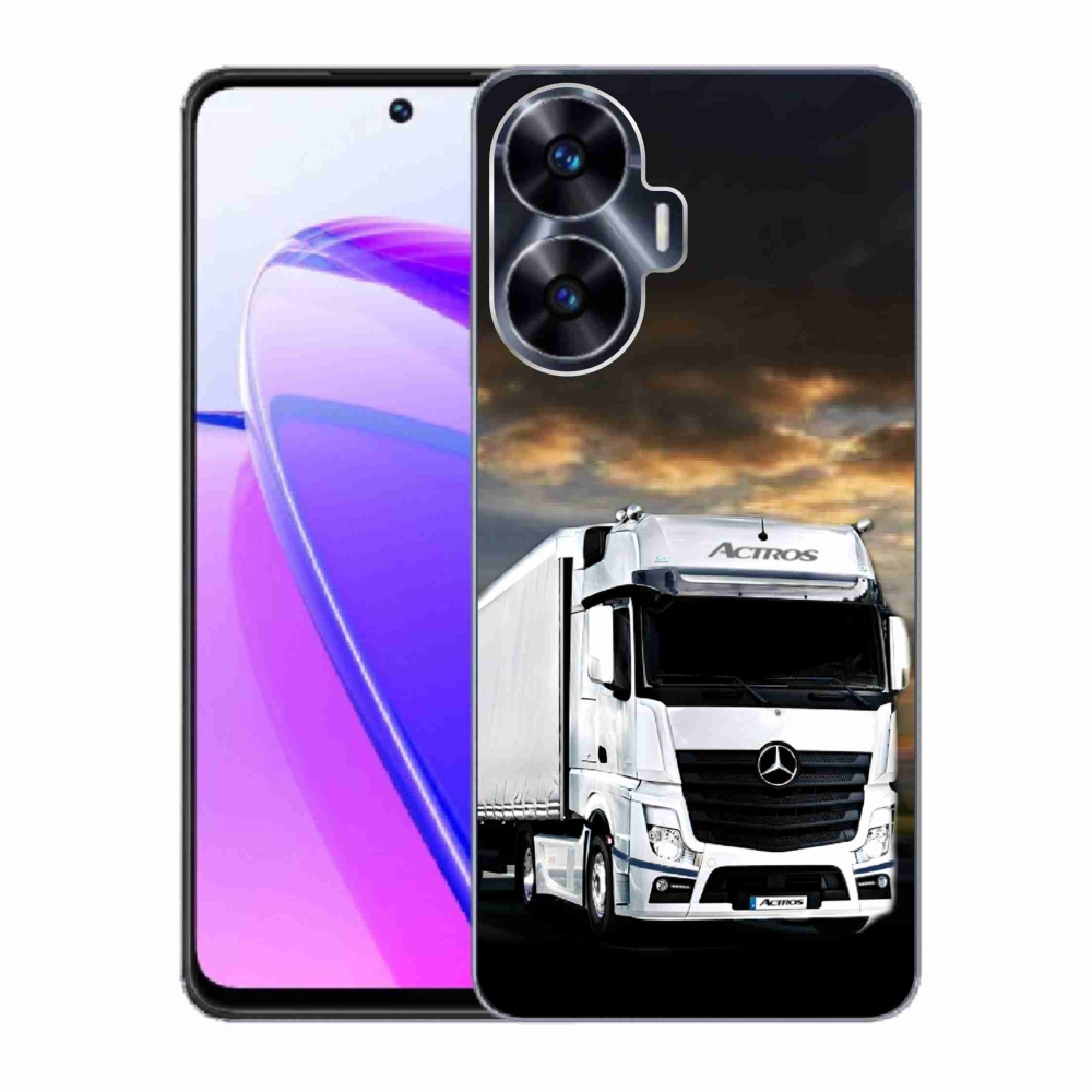 Gél borítás mmCase a Realme C55 készülékhez - teherautó