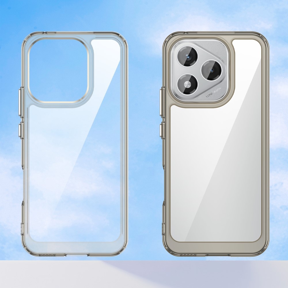 Gél tok fix hátlappal a Honor 400 Lite-hoz - szürke