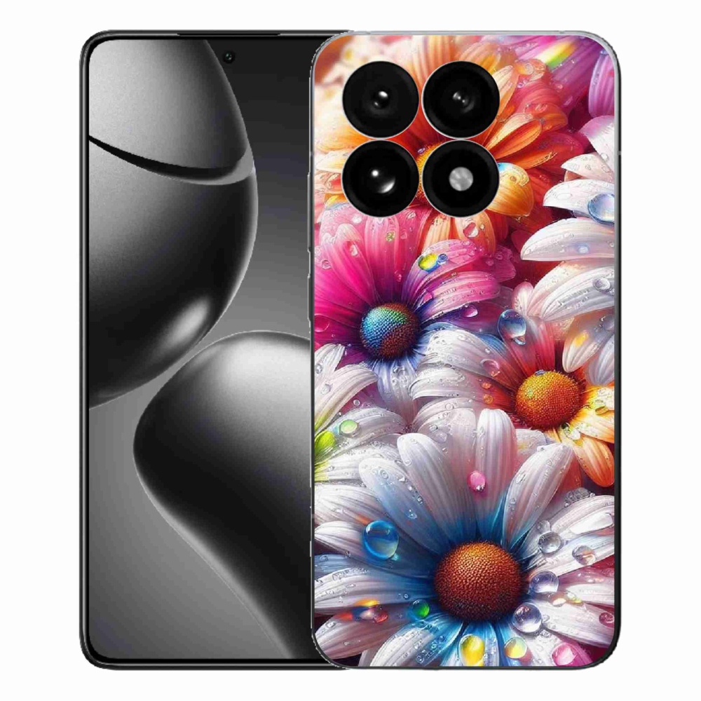 Gél borítás mmCase a Xiaomi 15T-hez - színes százszorszépek