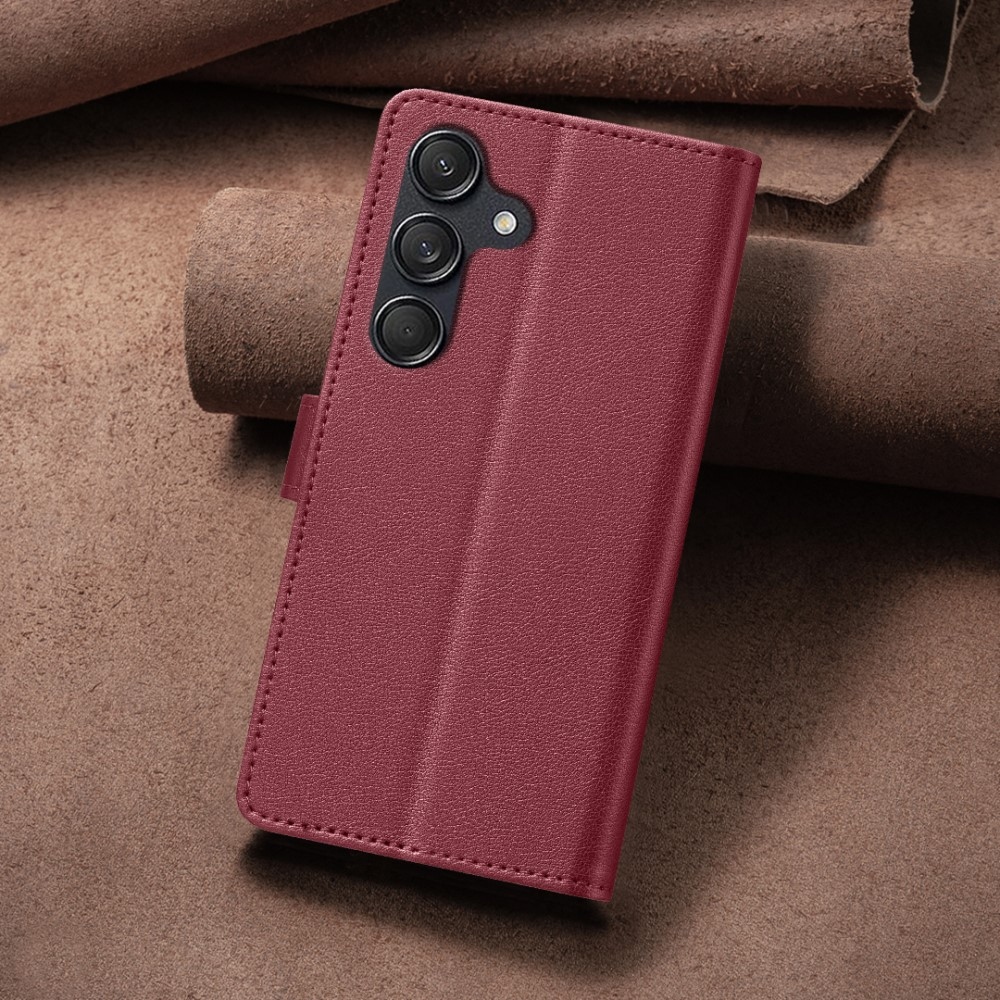 BINFEN könyvtáska Samsung Galaxy A36 5G - piros