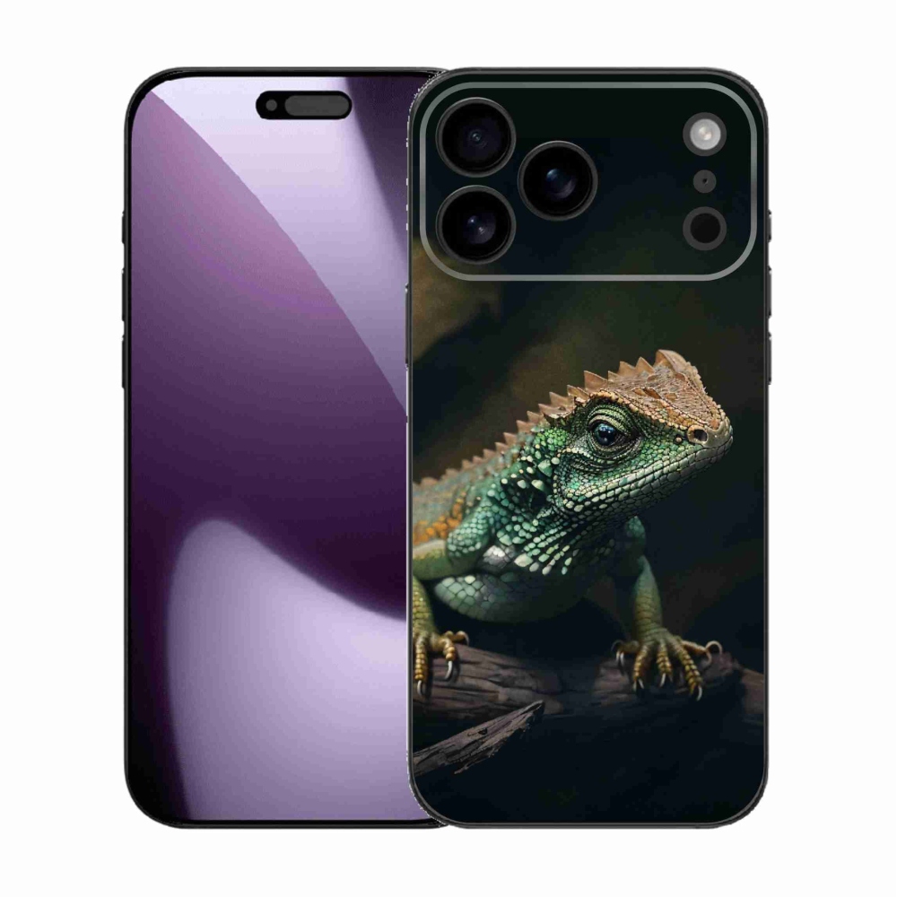 Zselés borítás mmCase iPhone 17 Pro Max készülékhez - gyík
