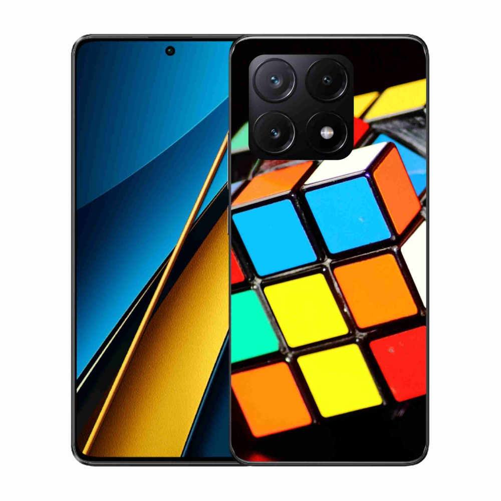 Gél tok mmCase a Xiaomi Poco X6 Pro 5G számára - Rubik-kocka