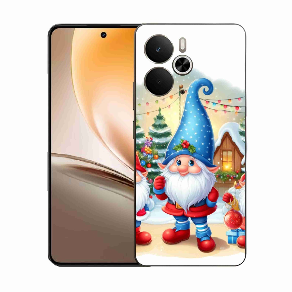 Gél borító mmCase a Realme 14 5G/14T 5G készülékhez - Karácsonyi manók