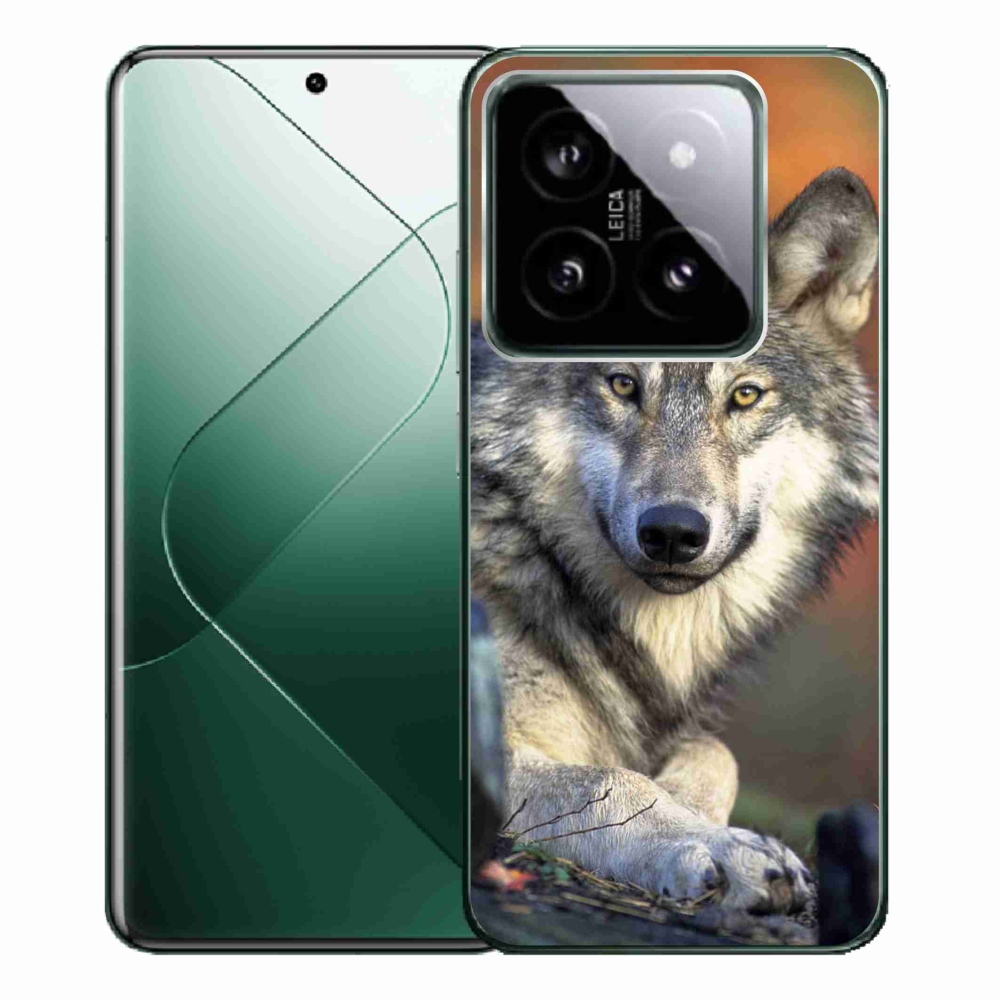 Gél tok mmCase a Xiaomi 14 Pro számára - farkas