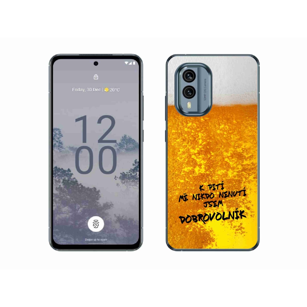 Zselés borítás mmCase a Nokia X30 5G készülékhez - sör motívum 4