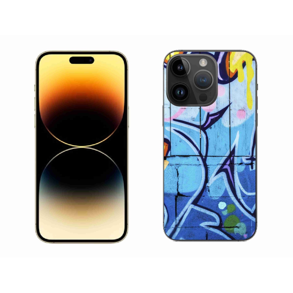 Zselés borítás mmCase iPhone 14 Pro Max készülékhez - graffiti