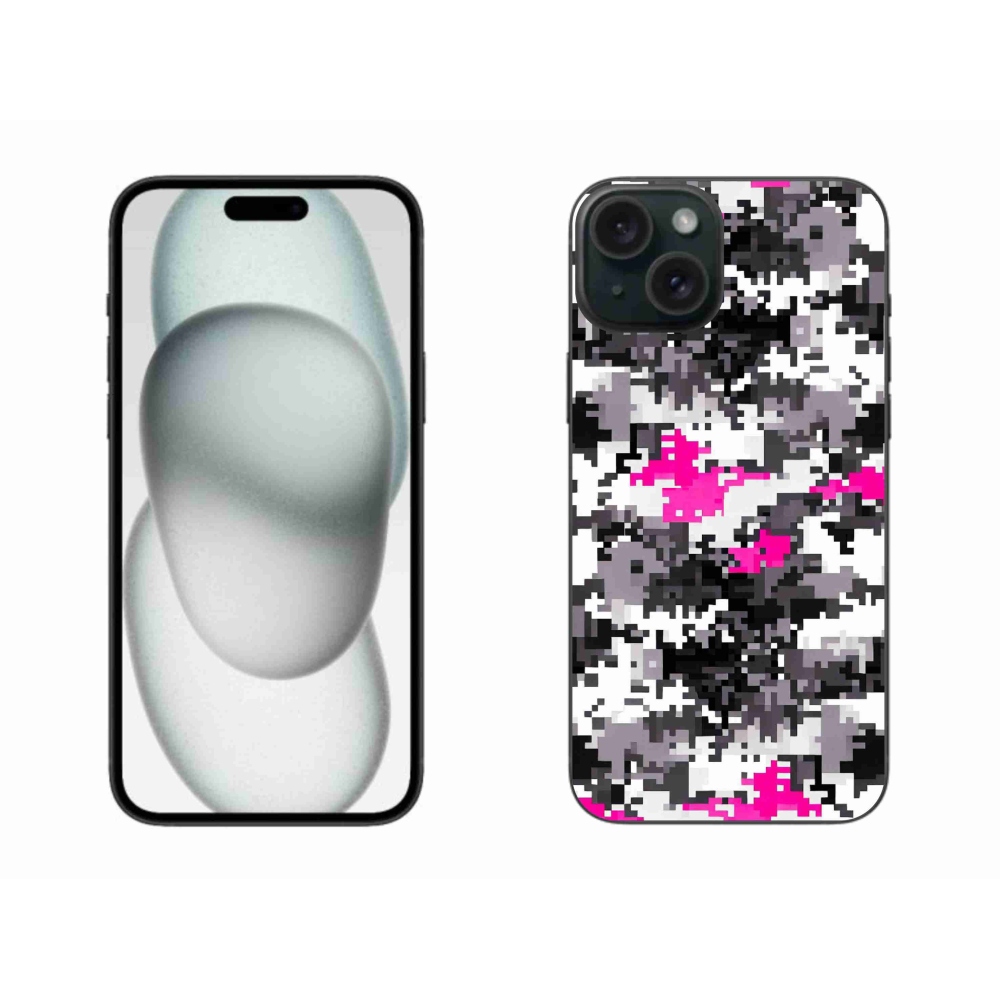 Zselés borítás mmCase iPhone 15 Plus készülékhez - terepszínű minta 4